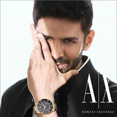 Armani Exchange Spencer Chronograph Quartz Black Dial Men's Watch